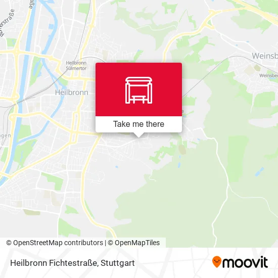 Карта Heilbronn Fichtestraße