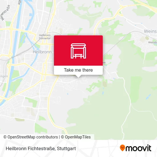Карта Heilbronn Fichtestraße
