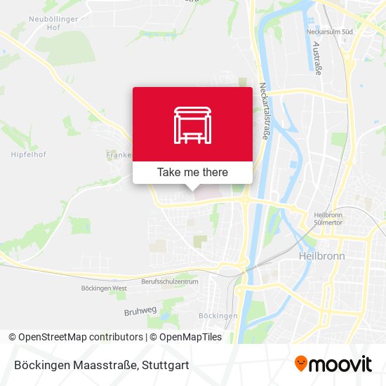 Böckingen Maasstraße map