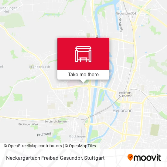 Карта Neckargartach Freibad Gesundbr