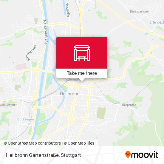 Карта Heilbronn Gartenstraße