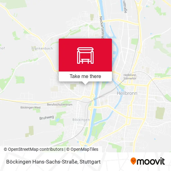 Карта Böckingen Hans-Sachs-Straße