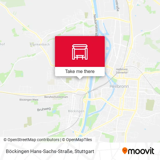 Карта Böckingen Hans-Sachs-Straße