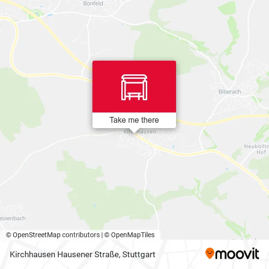 Карта Kirchhausen Hausener Straße