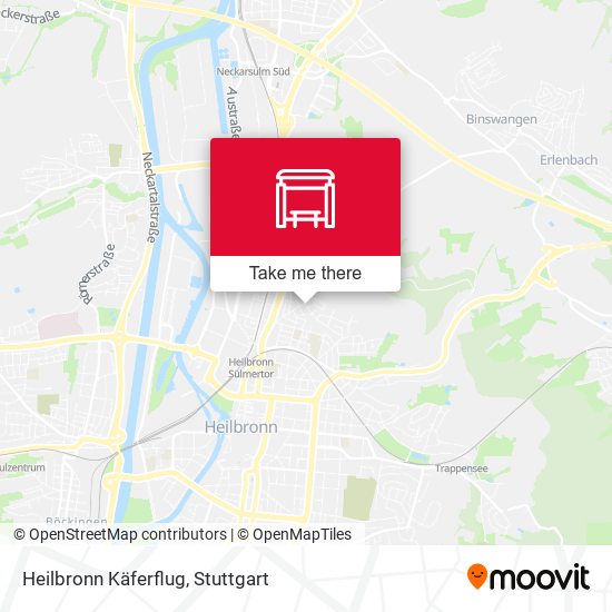Heilbronn Käferflug map