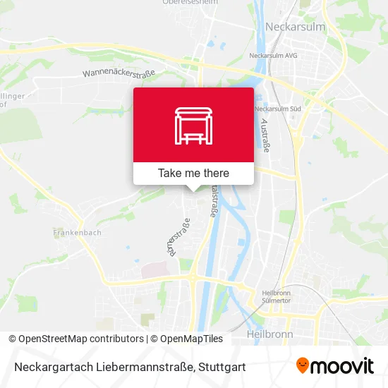 Карта Neckargartach Liebermannstraße
