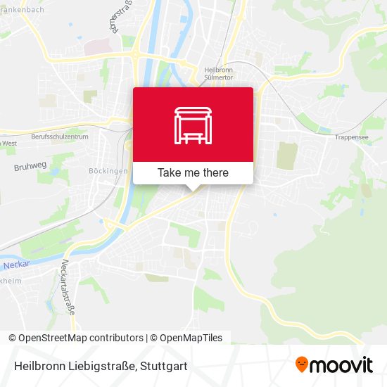Карта Heilbronn Liebigstraße