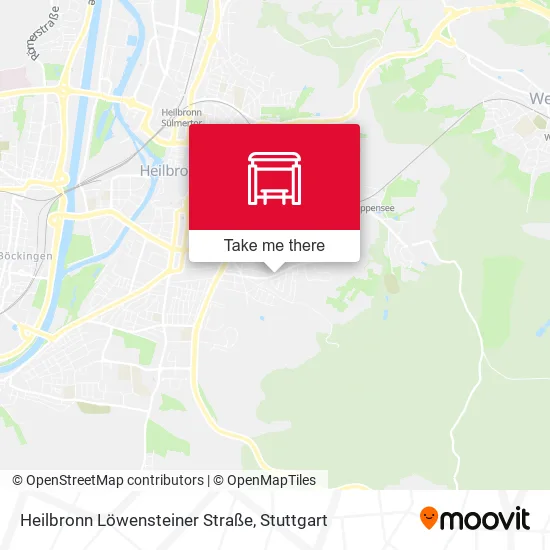 Карта Heilbronn Löwensteiner Straße