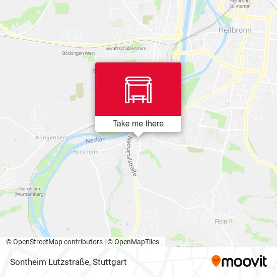 Карта Sontheim Lutzstraße