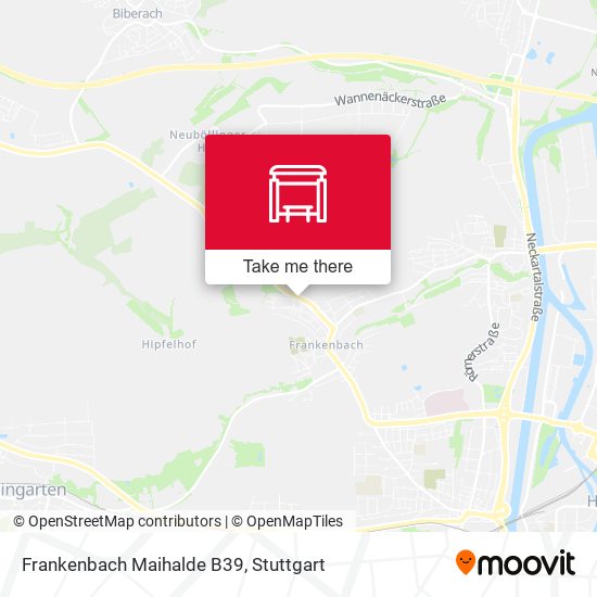 Frankenbach Maihalde B39 map