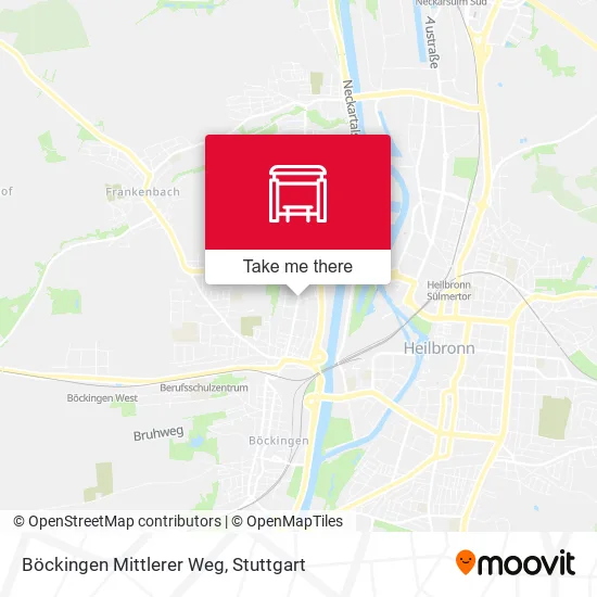 Карта Böckingen Mittlerer Weg