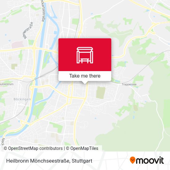 Heilbronn Mönchseestraße map