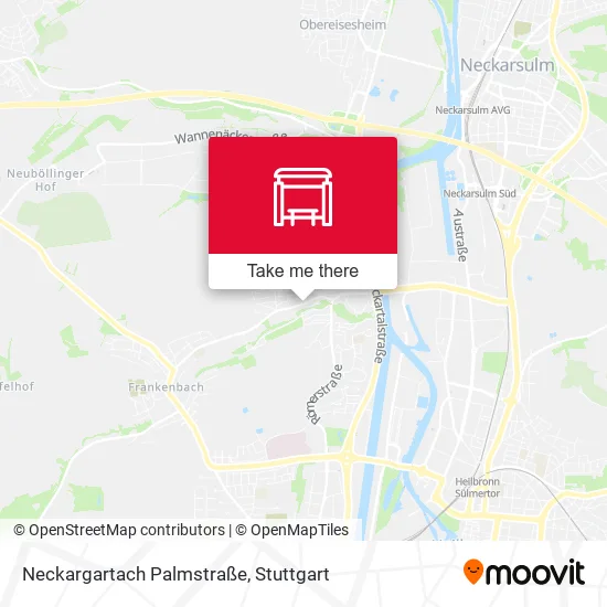 Карта Neckargartach Palmstraße