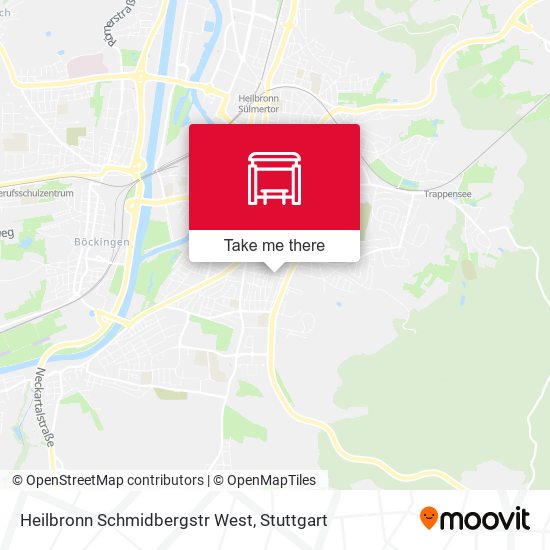 Карта Heilbronn Schmidbergstr West