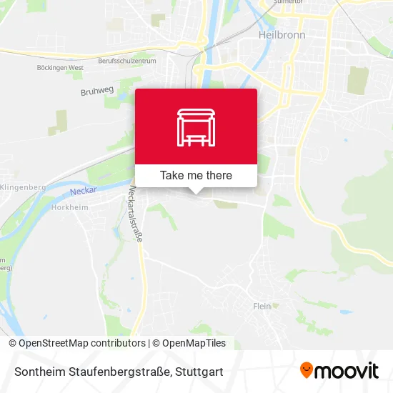 Карта Sontheim Staufenbergstraße