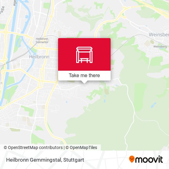Heilbronn Gemmingstal map