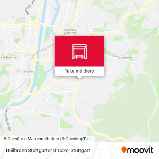 Карта Heilbronn Stuttgarter Brücke