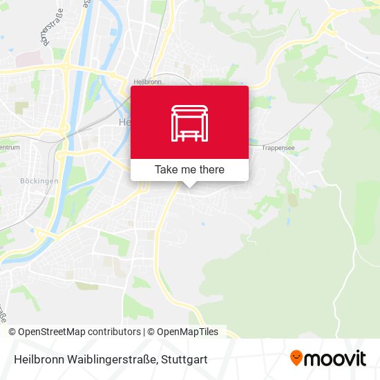 Карта Heilbronn Waiblingerstraße