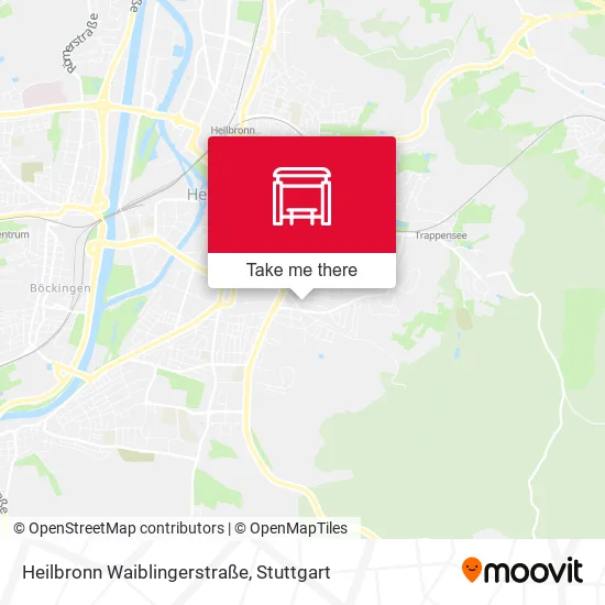 Карта Heilbronn Waiblingerstraße