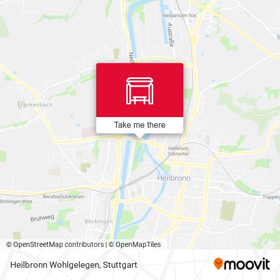 Карта Heilbronn Wohlgelegen