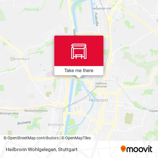 Карта Heilbronn Wohlgelegen