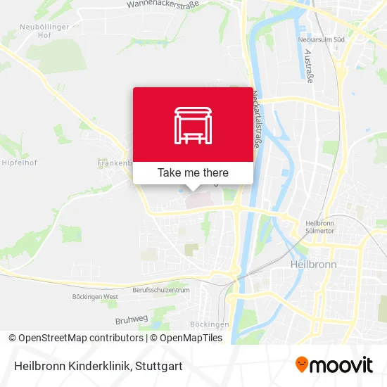 Карта Heilbronn Kinderklinik