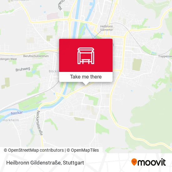 Карта Heilbronn Gildenstraße
