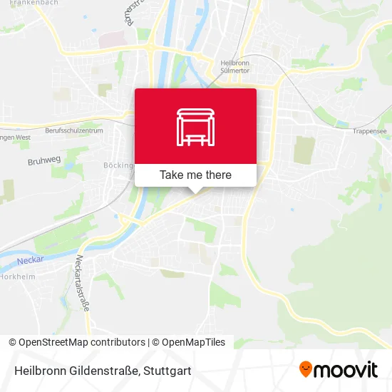 Карта Heilbronn Gildenstraße
