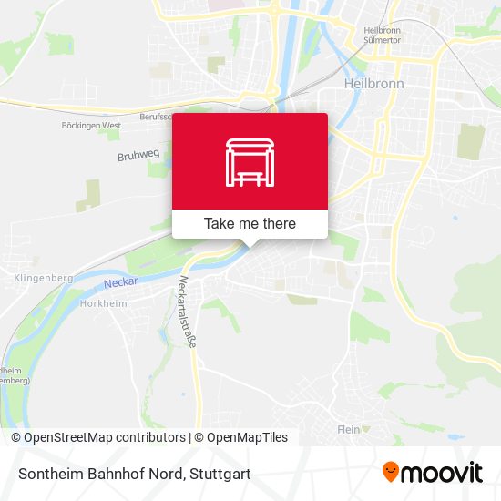 Sontheim Bahnhof  Nord map
