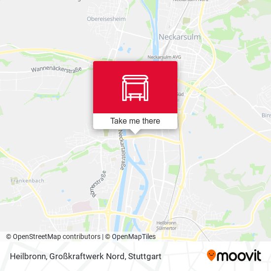 Карта Heilbronn, Großkraftwerk Nord
