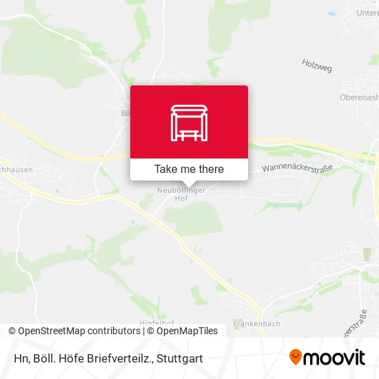 Карта Hn, Böll. Höfe Briefverteilz.