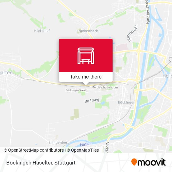 Böckingen Haselter map