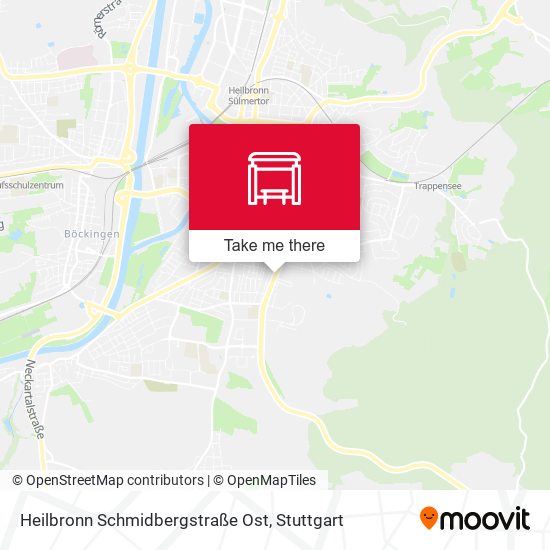 Heilbronn Schmidbergstraße Ost map