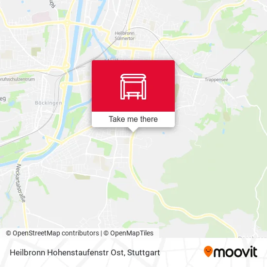 Карта Heilbronn Hohenstaufenstr Ost