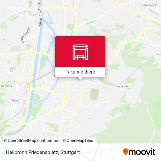 Карта Heilbronn Friedensplatz