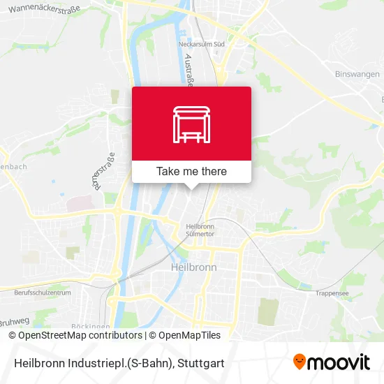 Карта Heilbronn Industriepl.(S-Bahn)
