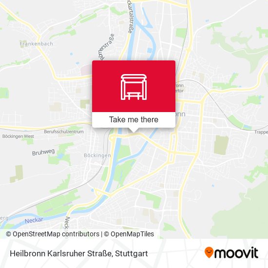 Карта Heilbronn Karlsruher Straße