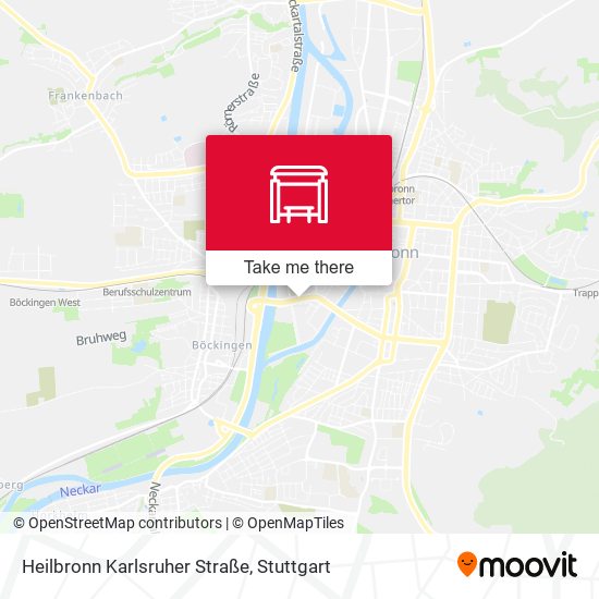 Карта Heilbronn Karlsruher Straße