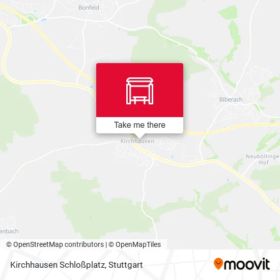 Карта Kirchhausen Schloßplatz
