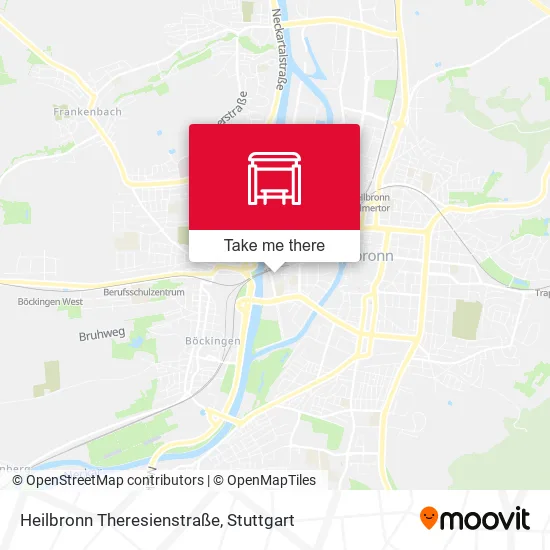 Карта Heilbronn Theresienstraße