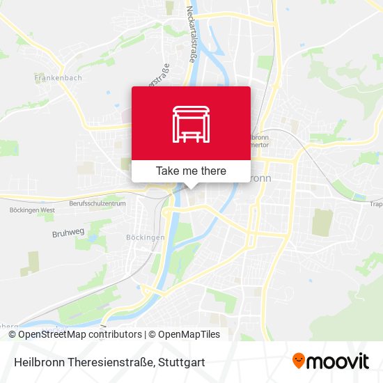 Heilbronn Theresienstraße map