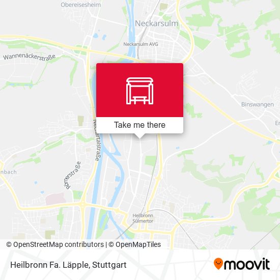 Heilbronn Fa. Läpple map