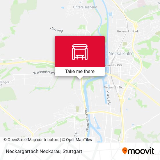 Карта Neckargartach Neckarau