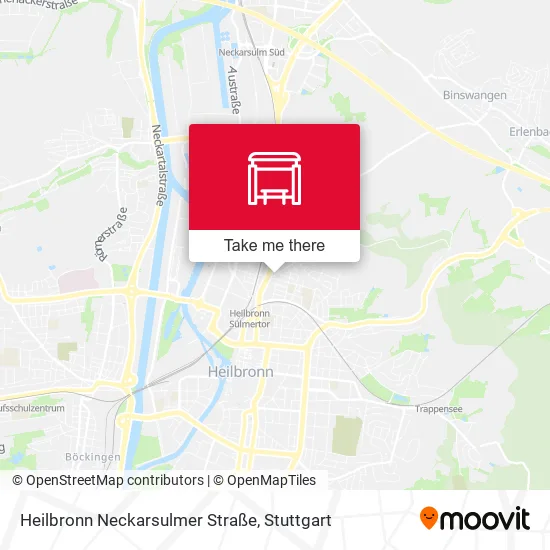 Карта Heilbronn Neckarsulmer Straße
