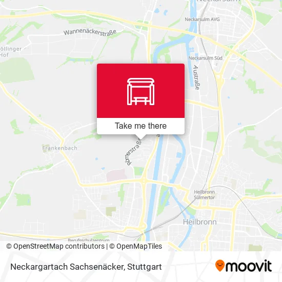 Карта Neckargartach Sachsenäcker