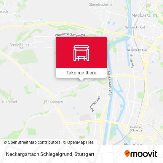 Карта Neckargartach Schlegelgrund