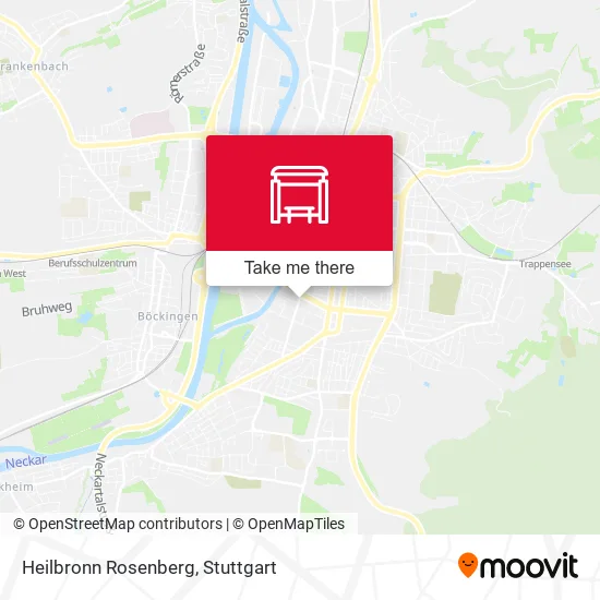 Карта Heilbronn Rosenberg