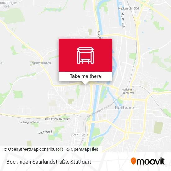 Карта Böckingen Saarlandstraße