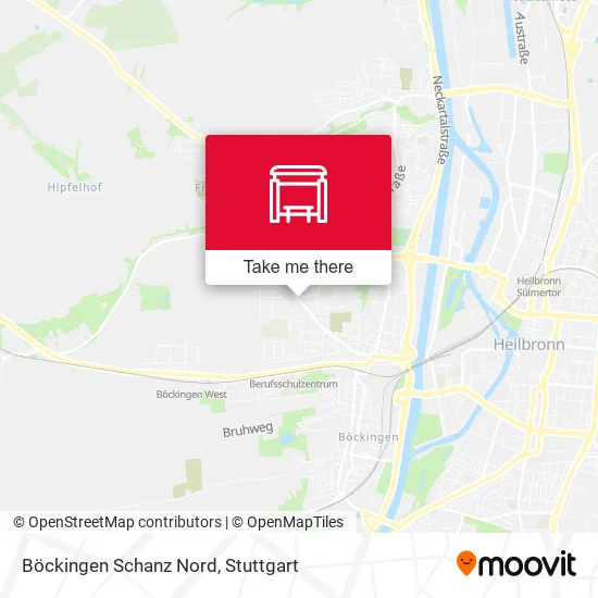 Карта Böckingen Schanz Nord