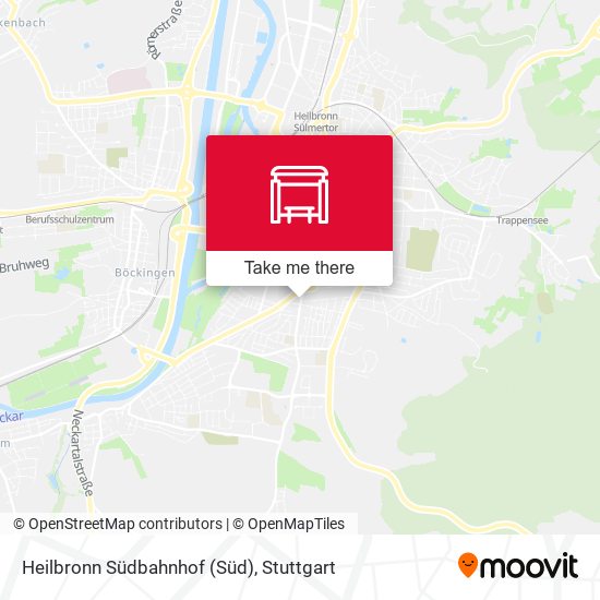 Heilbronn Südbahnhof map